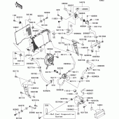 Схема вузла: Радіатор (1/2) для Kawasaki ZR1000 Z1000