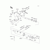 Схема вузла: Вихлопна система для Kawasaki KMX125
