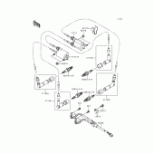 Схема вузла: Система запалювання для Kawasaki VN1500 Vulcan 1500 Nomad Fi