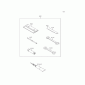 Схема узла: Набор инструментов для Kawasaki BR125 Z125 Pro