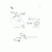Схема вузла: Інформаційні наклейки для Kawasaki VN1700 Vulcan 1700 Classic