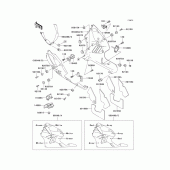 Схема вузла: Cowling lowers(zx900-b1) для Kawasaki ZX900 Ninja ZX-9R
