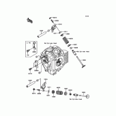 Схема вузла: Клапан для Kawasaki KLX110 KLX110L