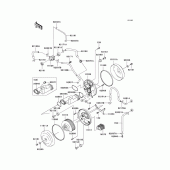 Схема вузла: Повітряний фільтр Kawasaki VN1600 Vulcan 1600 Classic