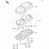 Схема вузла: Meter(s) для Kawasaki ZX600 Ninja ZX-6R