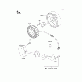 Схема узла: Генератор для Kawasaki EX250 Ninja 250
