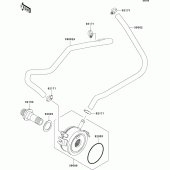 Схема вузла: Олійний охолоджувач для Kawasaki ZX636 Ninja ZX-6R
