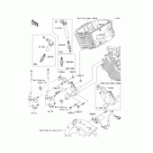 Схема узла: Ignition system для Kawasaki VN900 Vulcan 900 Classic LT