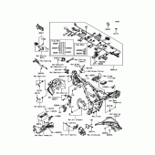 Схема вузла: Електроустаткування для Kawasaki EX300 Ninja 300 ABS