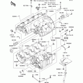 Схема вузла: Картер двигуна для Kawasaki ZR1000 Z1000 ABS
