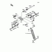 Схема вузла: Підвіска для Kawasaki KMX125