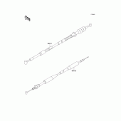 Схема вузла: Cable для Kawasaki KX100