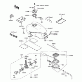 Схема узла: Топливный бак для Kawasaki ZG1000 Concours