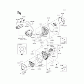 Схема узла: Воздушный фильтр для Kawasaki VN1700 VN1700 Voyager ABS