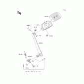 Схема вузла: Brake pedal(a3h) для Kawasaki VN1600 VN1600 Classic