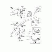 Схема узла: Руль для Kawasaki VN250 Eliminator 250V