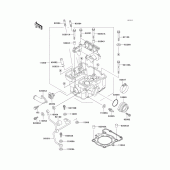 Схема вузла: Головка циліндра для Kawasaki KLX250 KLX250