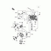 Схема вузла: Throttle для Kawasaki VN900 Vulcan 900 Classic