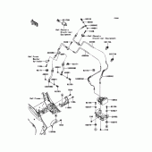 Схема вузла: Brake Piping для Kawasaki KLZ1000 Versys 1000