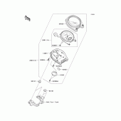 Схема вузла: Meter(s) для Kawasaki VN2000 Vulcan 2000