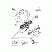 Схема вузла: Throttle для Kawasaki ZR800 Z800