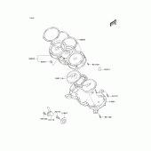 Схема вузла: Meter(s) для Kawasaki KLV1000