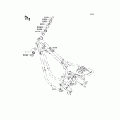 Схема вузла: Рама для Kawasaki EJ650 W650