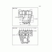 Схема вузла: Болти картера двигуна для Kawasaki ZX400 ZZR400