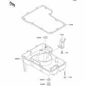 Схема вузла: Oil pan для Kawasaki ZX600 ZZ-R600