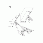 Схема узла: Рама для Kawasaki BR125 Bajaj Wind