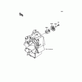 Схема вузла: Водяний насос Kawasaki VN900 Vulcan 900 Classic