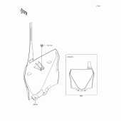 Схема вузла: Аксесуари для Kawasaki KX85 KX85