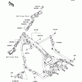 Схема узла: Рама для Kawasaki VN1700 VN1700 Classic ABS