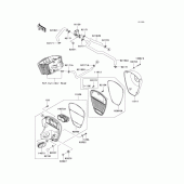 Схема вузла: Повітряний фільтр Kawasaki VN900 VN900 Classic