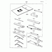 Схема вузла: Інструмент для Kawasaki ZX600 Ninja 600R