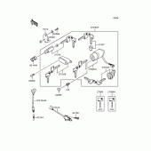 Схема вузла: Замок запалювання для Kawasaki VN400 Vulcan Classic