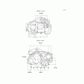 Схема вузла: Болти картера двигуна для Kawasaki VN1500 VN1500 Classic Tourer