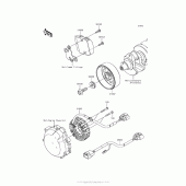 Схема вузла: Генератор для Kawasaki ZX1400 Ninja ZX-14R ABS