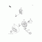 Схема вузла: Генератор для Kawasaki KMX125