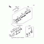 Схема узла: Meter(s) для Kawasaki KLX250 KLX250