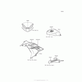 Схема вузла: Decals (Blue)(Ahf) для Kawasaki EX300 Ninja 300