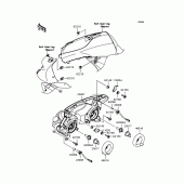 Схема узла: Фара для Kawasaki EX400 Ninja 400R ABS
