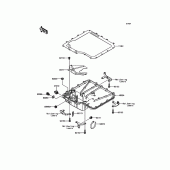 Схема вузла: Oil Pan для Kawasaki ZX1400 ZZR1400 ABS