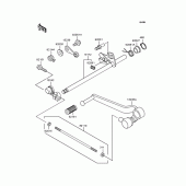 Схема вузла: Перемикач передач для Kawasaki ZR400 ZRX-II