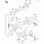 Схема вузла: Водяний насос для Kawasaki VN1600 VN1600 Mean Streak