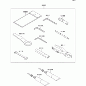 Схема вузла: Owner`s tools для Kawasaki ZX636 Ninja ZX-6R ABS