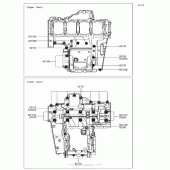 Схема узла: Болты картера двигателя для Kawasaki ZX1000 Ninja 1000 ABS