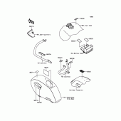 Схема вузла: Інформаційні наклейки для Kawasaki VN1700 Vulcan 1700 Voyager Custom ABS