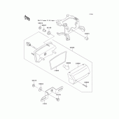 Схема вузла: Taillight(s) для Kawasaki EX250 ZZR250