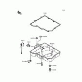 Схема вузла: Oil pan для Kawasaki ZX400 ZXR400R